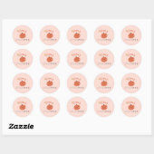 petit citrouille robuste Stickers cancer de l'enfa (Feuille)