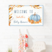 Petit Citrouille Sur Le Chemin Bannière D'Accueil  (En situation)