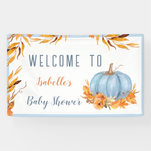 Petit Citrouille Sur Le Chemin Bannière D'Accueil  (Horizontal)