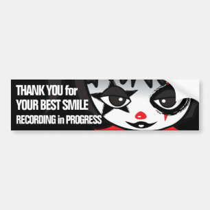 Petit Clown Crime Watch Sticker pare-chocs