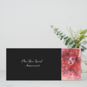 PETIT CLOWN ROUGE, Invitation de fête d'anniversai (Debout devant)