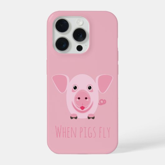 Petit cochon rose heureux mignon (Verso)