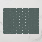 Petit Coeur | Deux Faire-part de naissance photo (Verso)