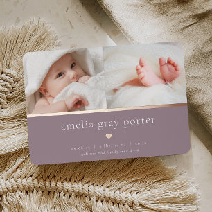 Petit Coeur Deux Faire-part de naissance photo