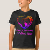 Petit Coeur noir de Horsemanship T-shirt (Devant)