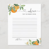 Petit conseil gentil pour les parents d'être carte (Devant)