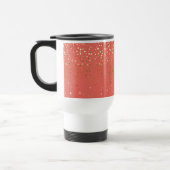 Petit corail d'or de tasse de café de voyage (Gauche)