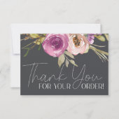 petit coupon d'affaires Dusty rose Merci floral (Devant)