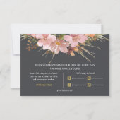 petit coupon d'affaires Dusty rose Merci floral (Dos)