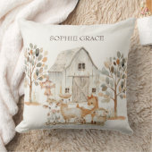 Petit Coussin de Jeté pour Bébé Animaux de la Ferm (Couverture)