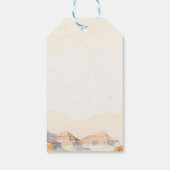 Petit Cow-boy Étiquette de Cadeau pour Baby Shower (Dos)