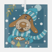 Petit de Noël avec ornement de cacao chaud (Recto)