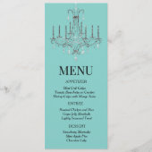 Petit-déjeuner à la carte du lustre (Devant)