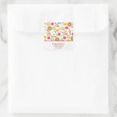 Petit-déjeuner Aliments Adresse Sticker (Sac)