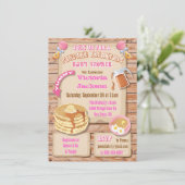 Petit déjeuner Brunch Baby Shower Invitations (Debout devant)