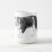Petit-déjeuner Bulldog, Mug en points Manga (Centre)