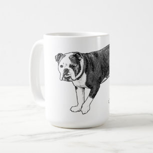 Petit-déjeuner Bulldog, Mug en points Manga