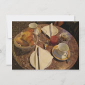 Petit déjeuner continental Invitation (Devant)