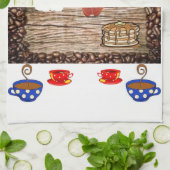 Petit-déjeuner cuisine serviette main (Plié)