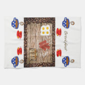 Petit-déjeuner cuisine serviette main (Horizontal)