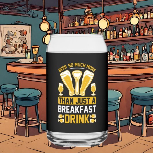 Petit déjeuner de bière amusant