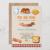 Petit déjeuner et invitation à la fête (Devant / Derrière)