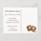 Petit-déjeuner français Brunch Party Invitation (Dos)