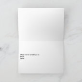 Petit-déjeuner Goodies Invitation (Intérieur)