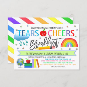 Petit déjeuner Invitation Larmes et encouragements