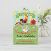 Petit-déjeuner léger et léger Invitation de fête d (Debout devant)