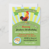 Petit-déjeuner léger et léger Invitation de fête d (Devant)