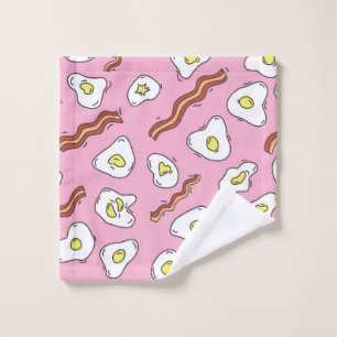 Petit-déjeuner motif sans charme avec oeufs au pla
