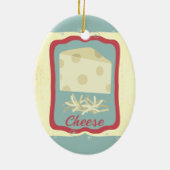 Petit déjeuner rétro fromage suisse ornement de No (Dos)