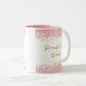 Petit-déjeuner Vin Drôle café Mug (Devant droit)