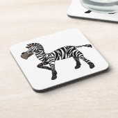 Petit Dessous de verre Zebra (Côté gauche)