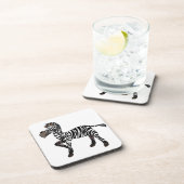 Petit Dessous de verre Zebra (Côté Droit)