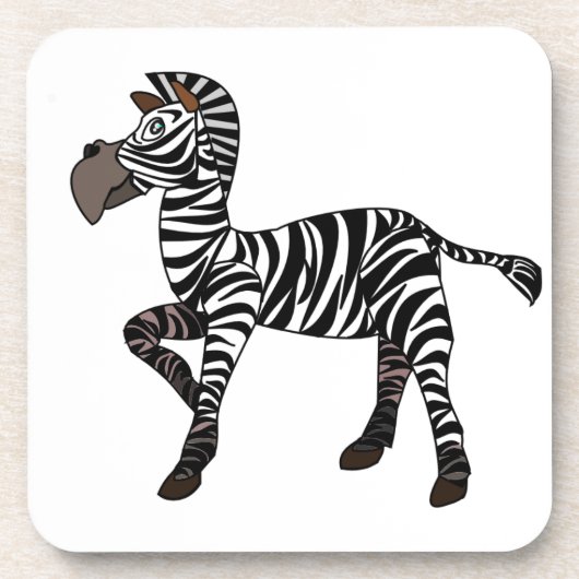 Petit Dessous de verre Zebra (Devant)