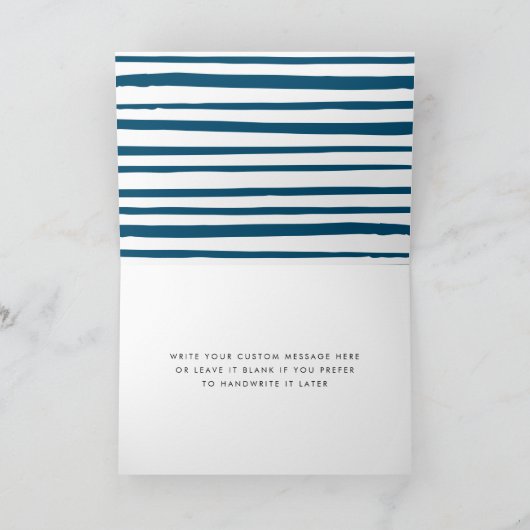 Petit détail pour dire faire-part moderne (Intérieur)