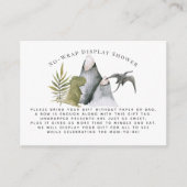 Petit Dinosaure | Afficher Invitation de douche In (Devant)