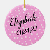 "Petit Diva" à personnaliser - Ornement (Dos)