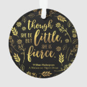 Petit d'or mais féroce William Shakespeare floral (dos)