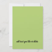 petit dragon Invitation orange bébé anniversaire (Dos)