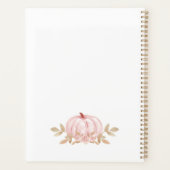 Petit Eléphant Cute Avec Planificateur Citrouille (Dos)