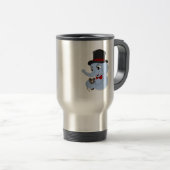 Petit éléphant dessin animé garçon voyage mug (Devant droit)