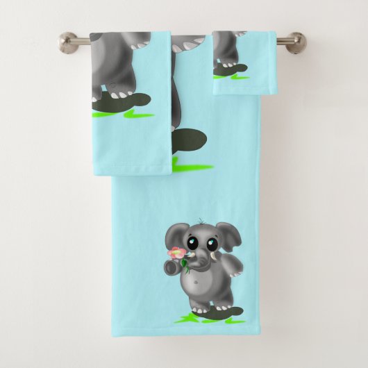 Petit Éléphant mignon (En situation)