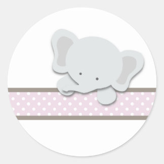 Petit éléphant {rose} | Stickers