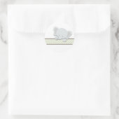 Petit éléphant {Vert} | Stickers (Sac)