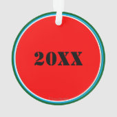 Petit Elfe Noël NOM Bleu rose Ornements (dos)