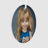 Petit-Enfant Photo Ornement de vacances (devant)