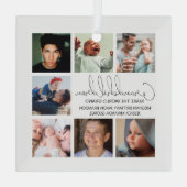 Petit-enfants moderne Photo Collage Ornement en ve (Verso)